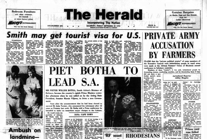 Rhodesia Herald - 29 September 1978