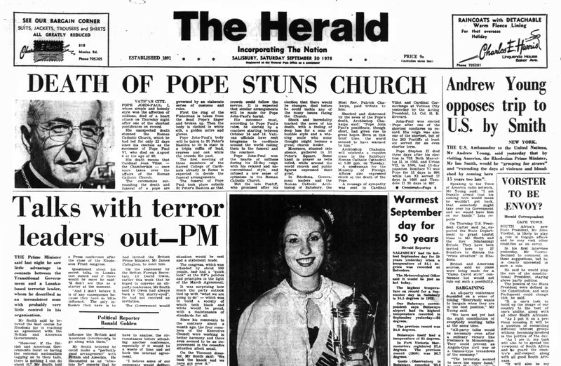 Rhodesia Herald - 30 September 1978