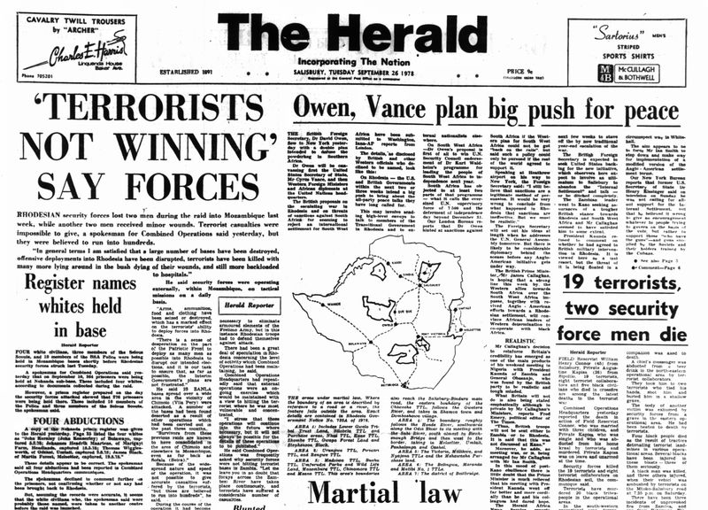 Rhodesia Herald - 26 September 1978