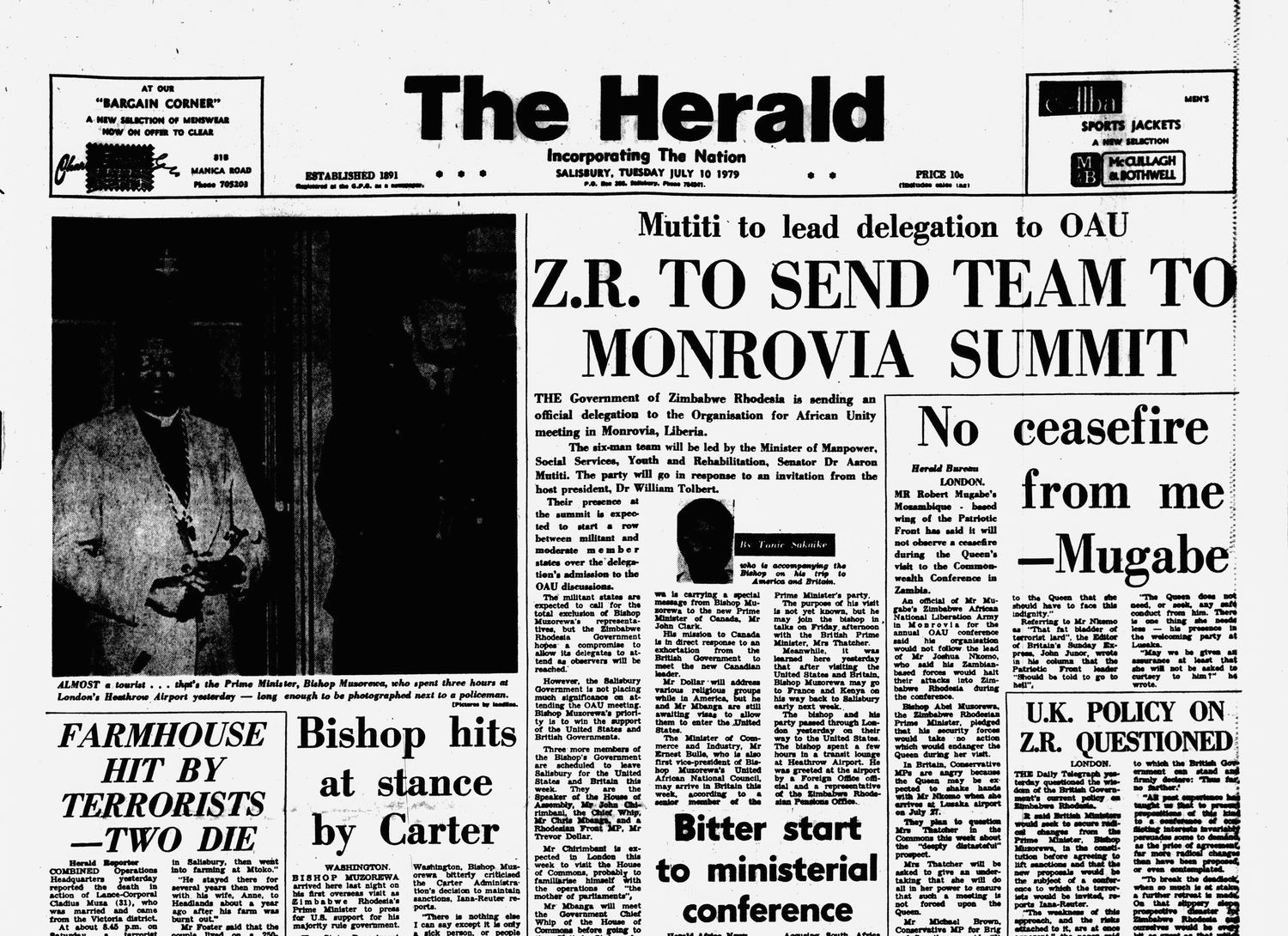 Rhodesia Herald - 10 July 1979