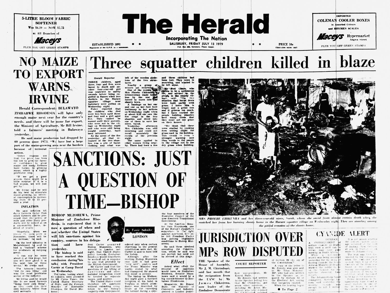 Rhodesia Herald - 13 July 1979