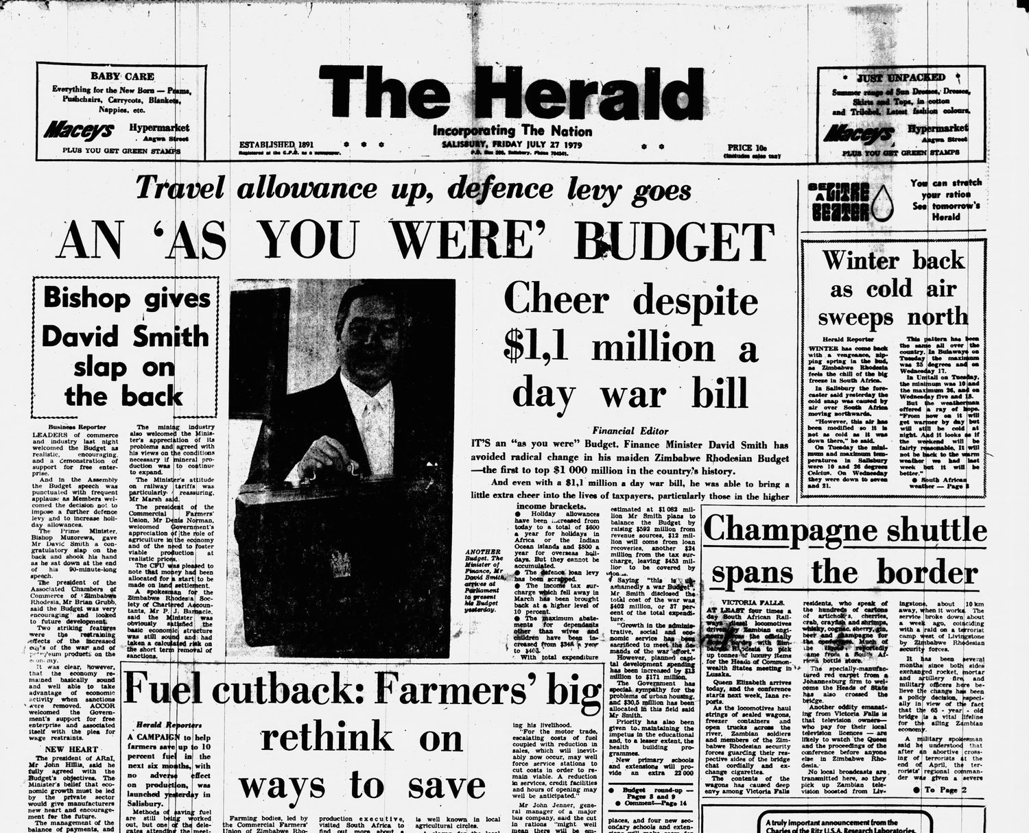 Rhodesia Herald - 27 July 1979