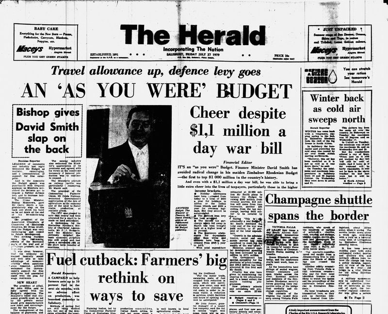 Rhodesia Herald - 27 July 1979