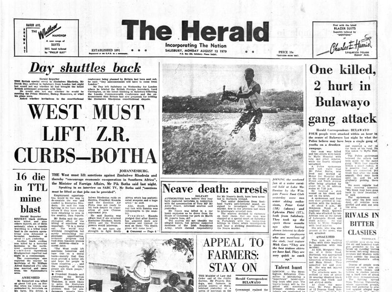 Rhodesia Herald - 13 August 1979