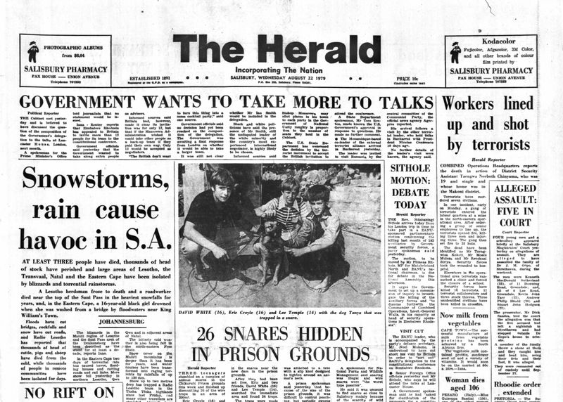 Rhodesia Herald - 22 August 1979