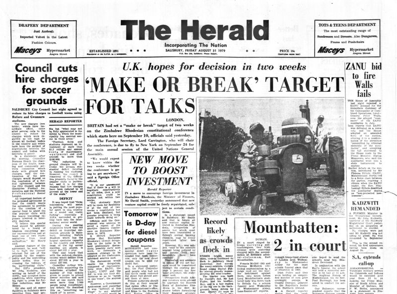 Rhodesia Herald - 31 August 1979