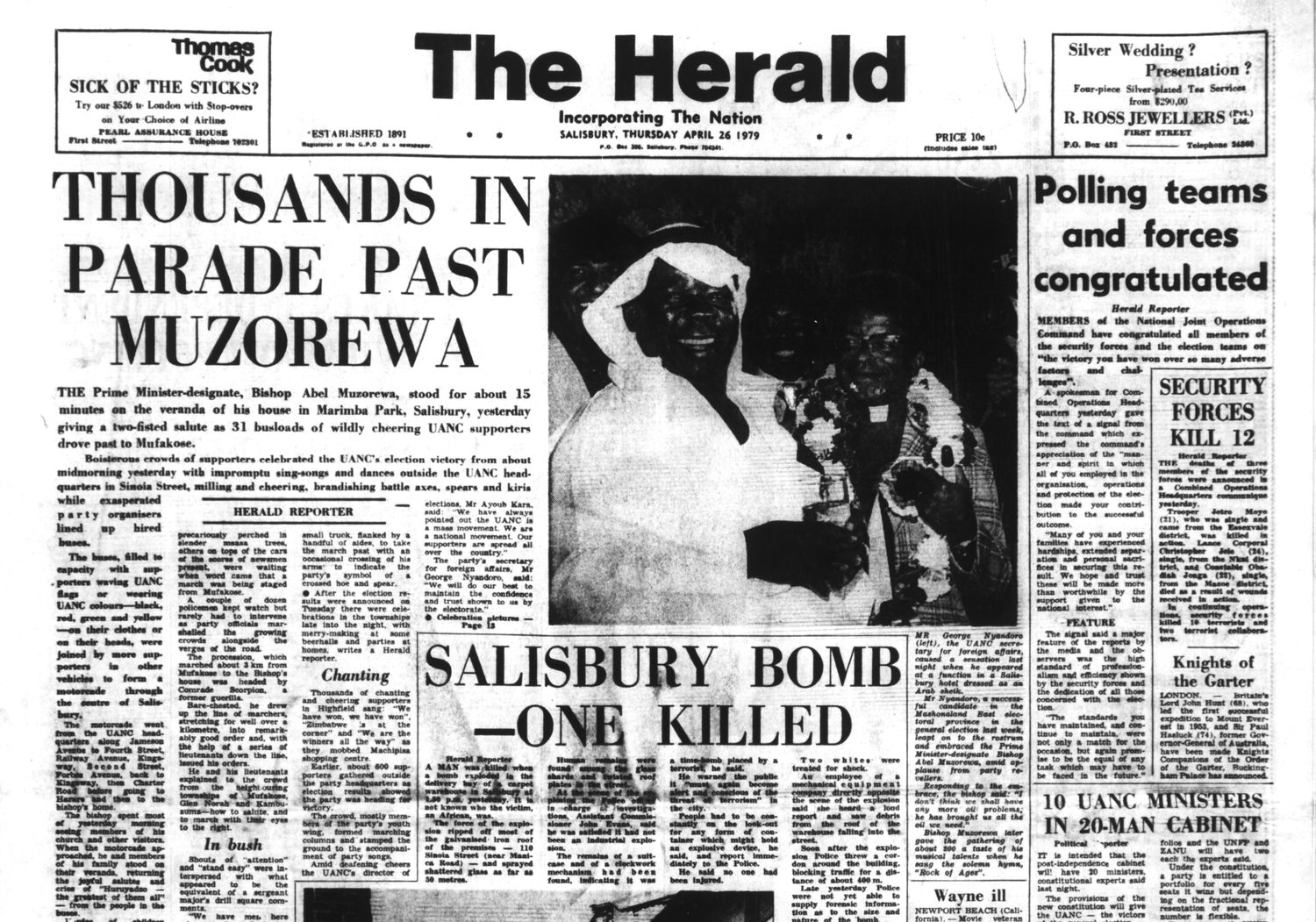 Rhodesia Herald - 26 April 1979