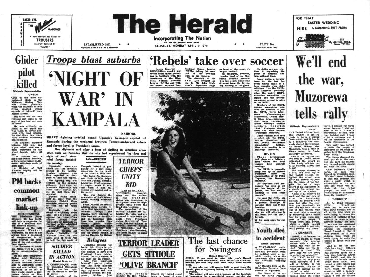 Rhodesia Herald - 9 April 1979