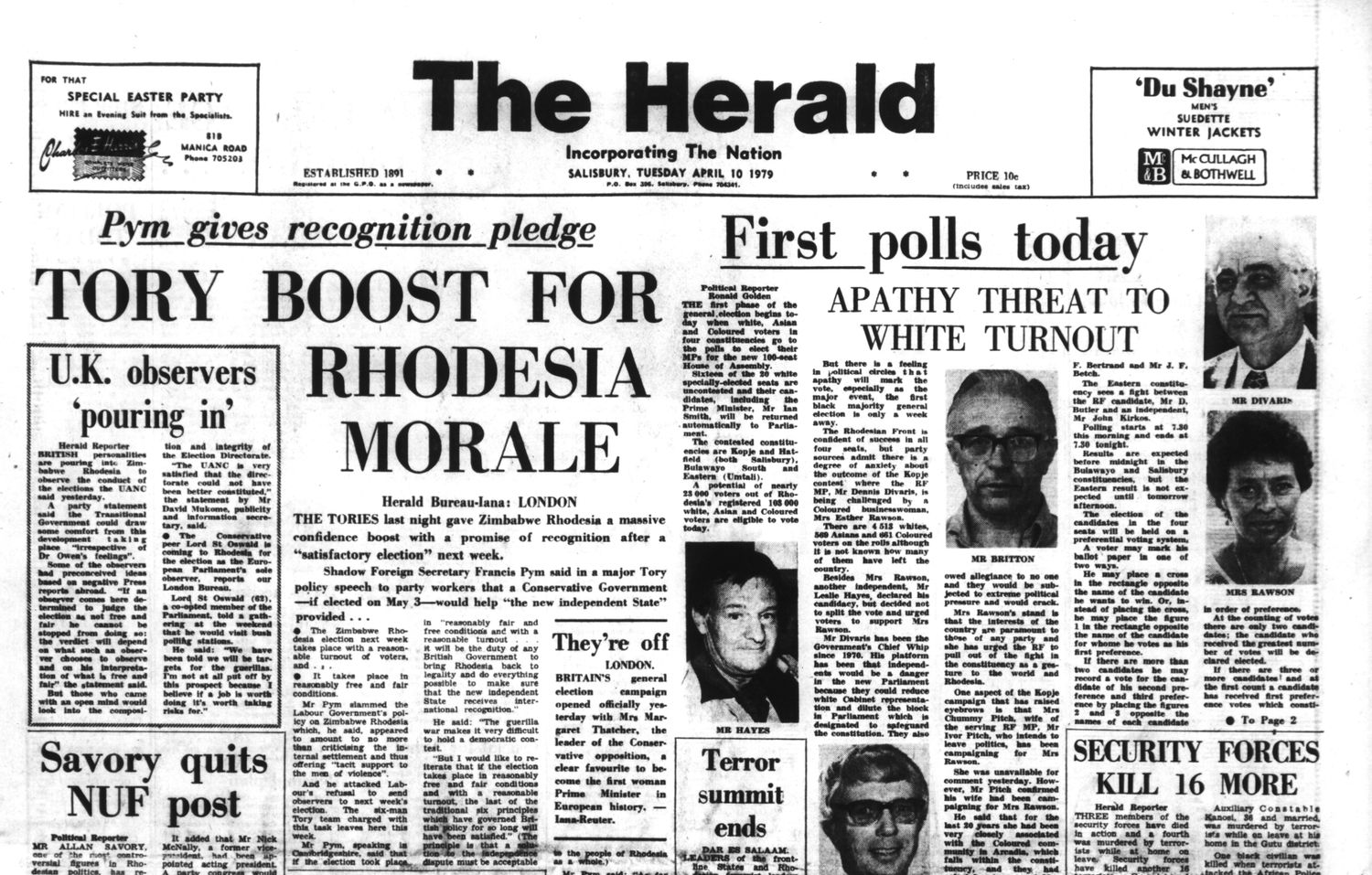 Rhodesia Herald - 10 April 1979