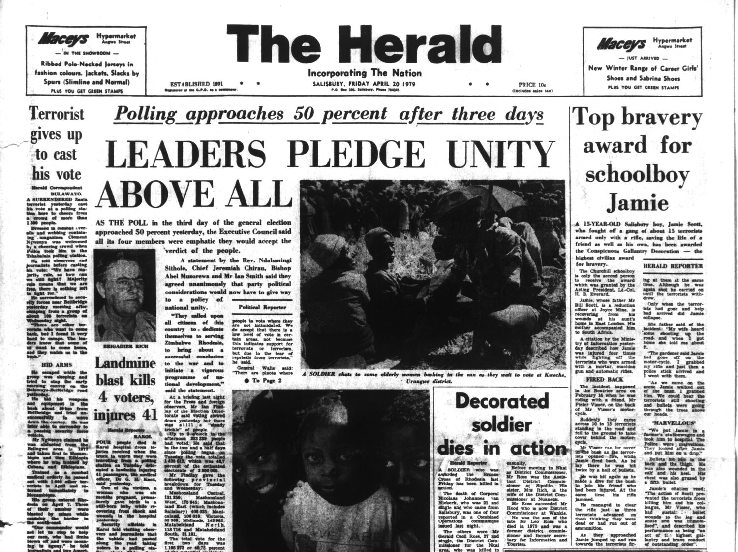 Rhodesia Herald - 20 April 1979