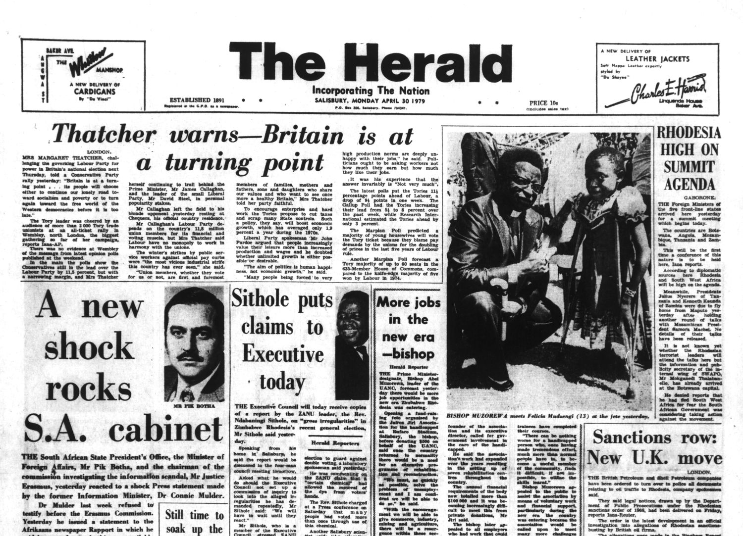 Rhodesia Herald - 30 April 1979
