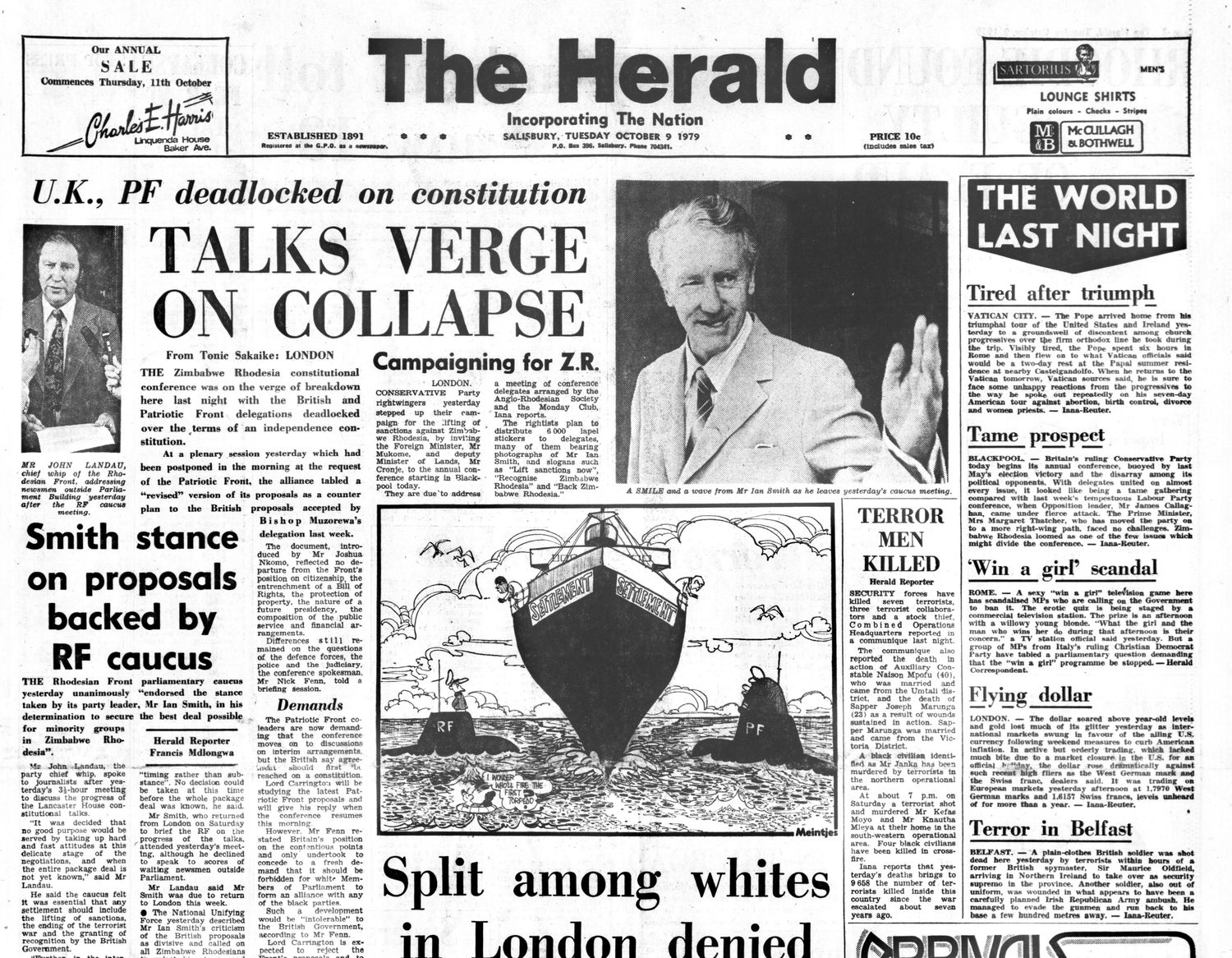 Rhodesia Herald - 9 October 1979