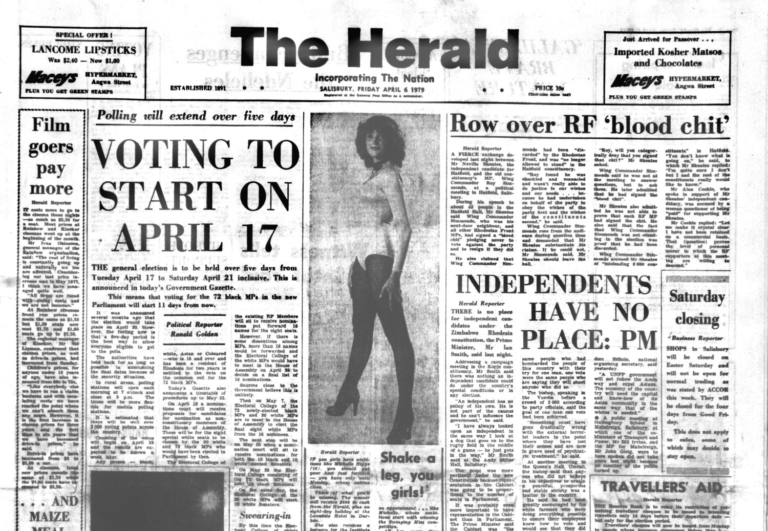 Rhodesia Herald - 6 April 1979