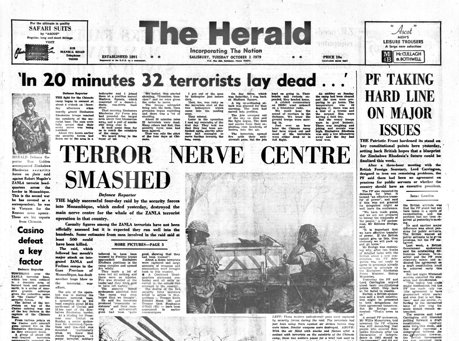 Rhodesia Herald -2 October 1979