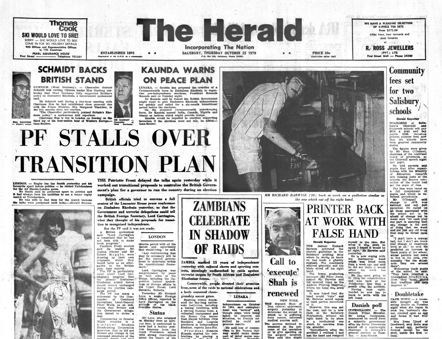 Rhodesia Herald - 25 October 1979