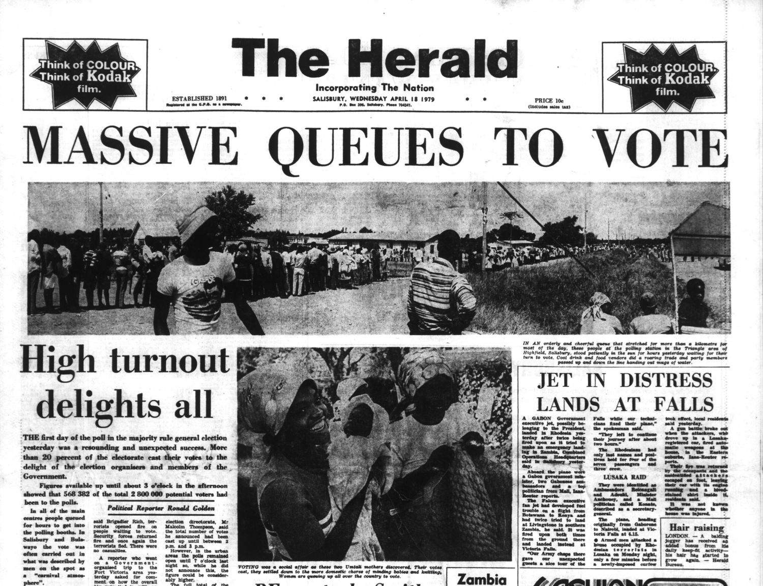 Rhodesia Herald - 18 April 1979