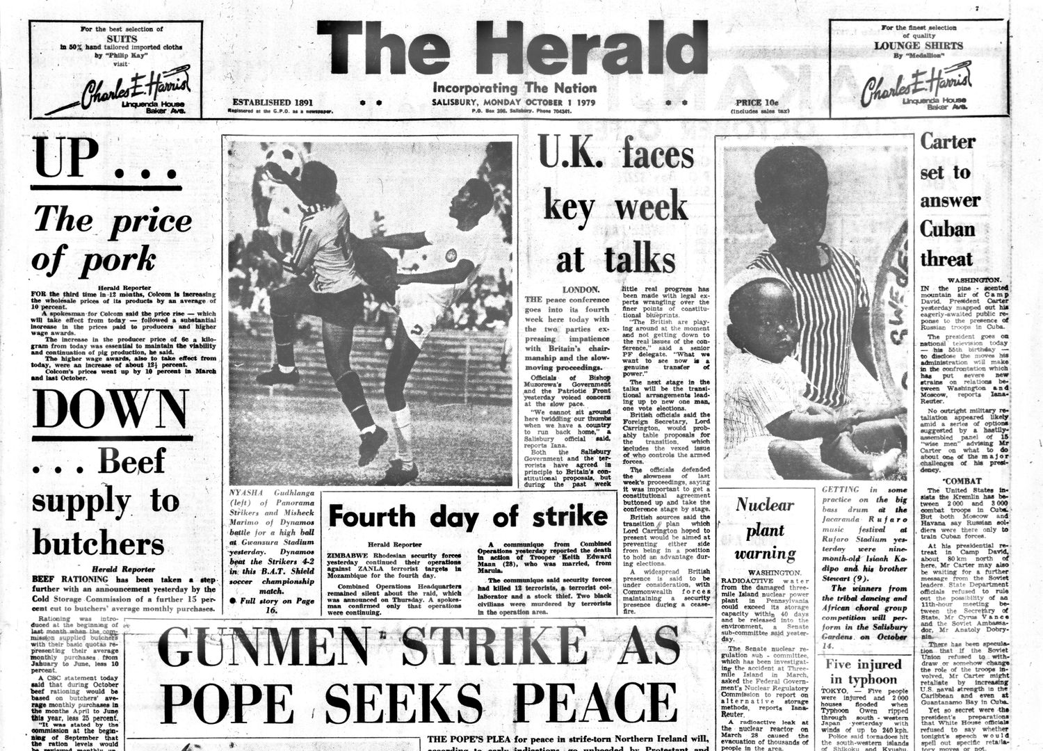Rhodesia Herald -1 October 1979