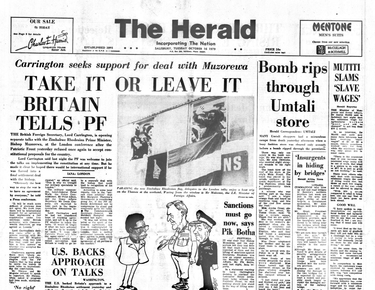 Rhodesia Herald - 16 October 1979