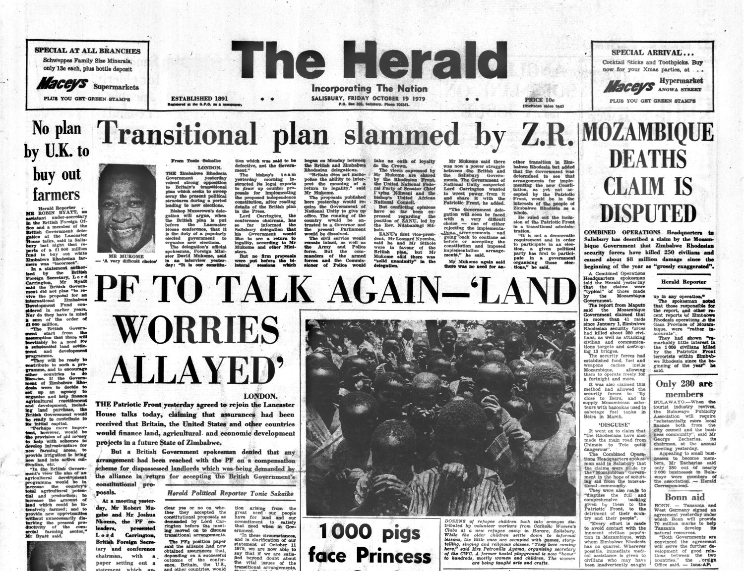 Rhodesia Herald - 19 October 1979