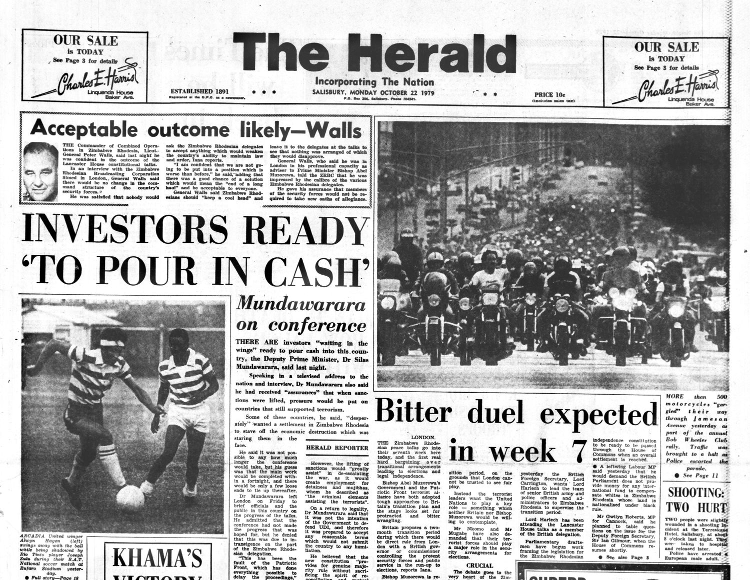 Rhodesia Herald - 22 October 1979