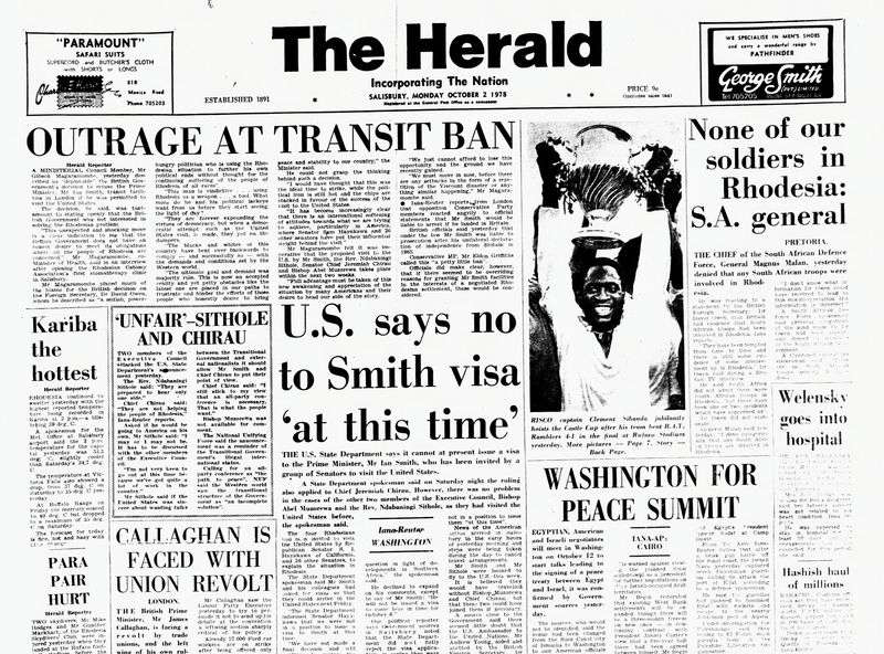 Rhodesia Herald - 2 October 1978