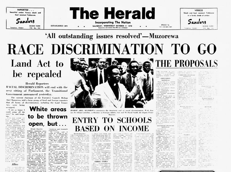 Rhodesia Herald - 11 October 1978