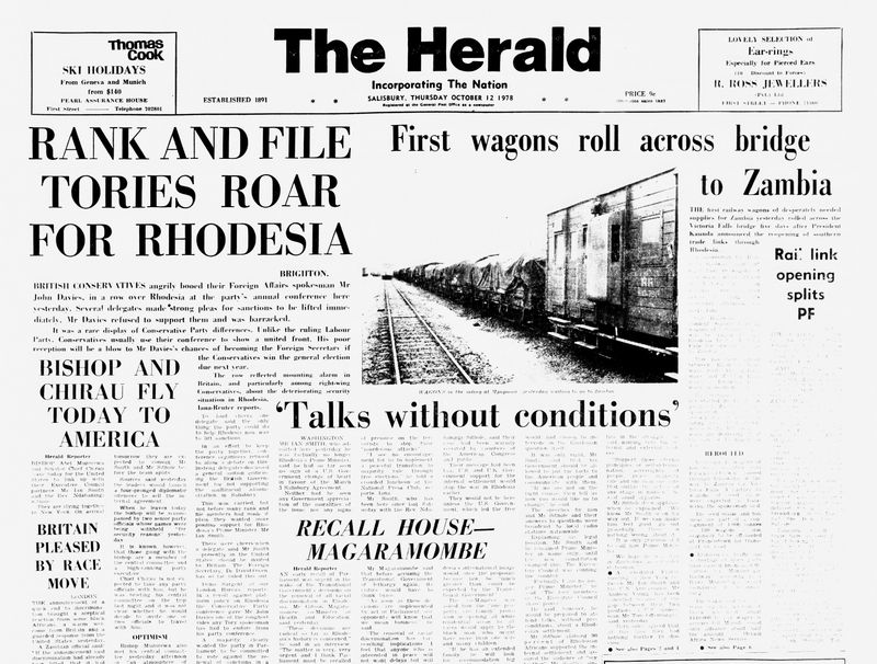 Rhodesia Herald - 12 October 1978