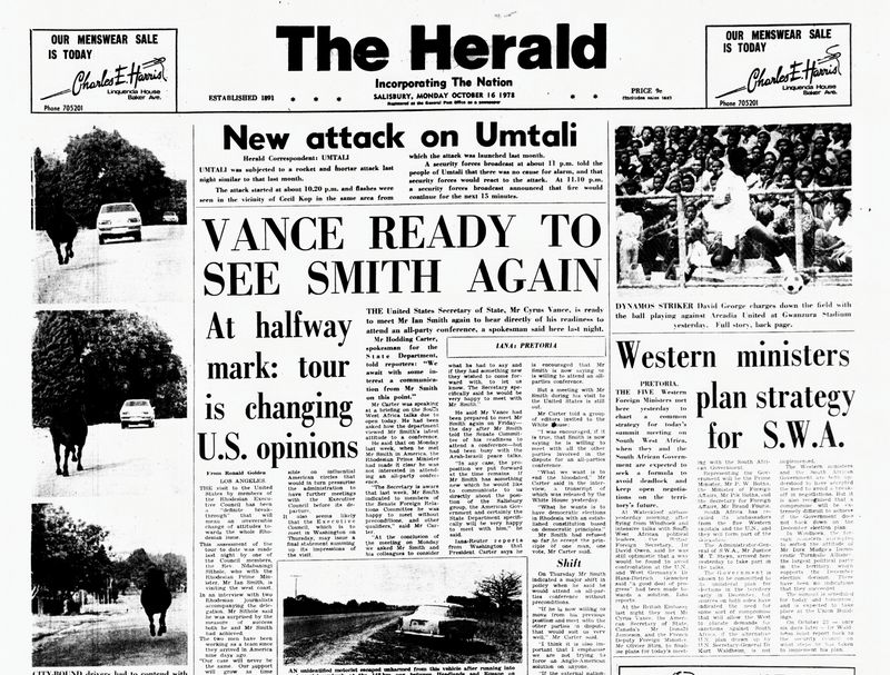 Rhodesia Herald - 14 October 1978