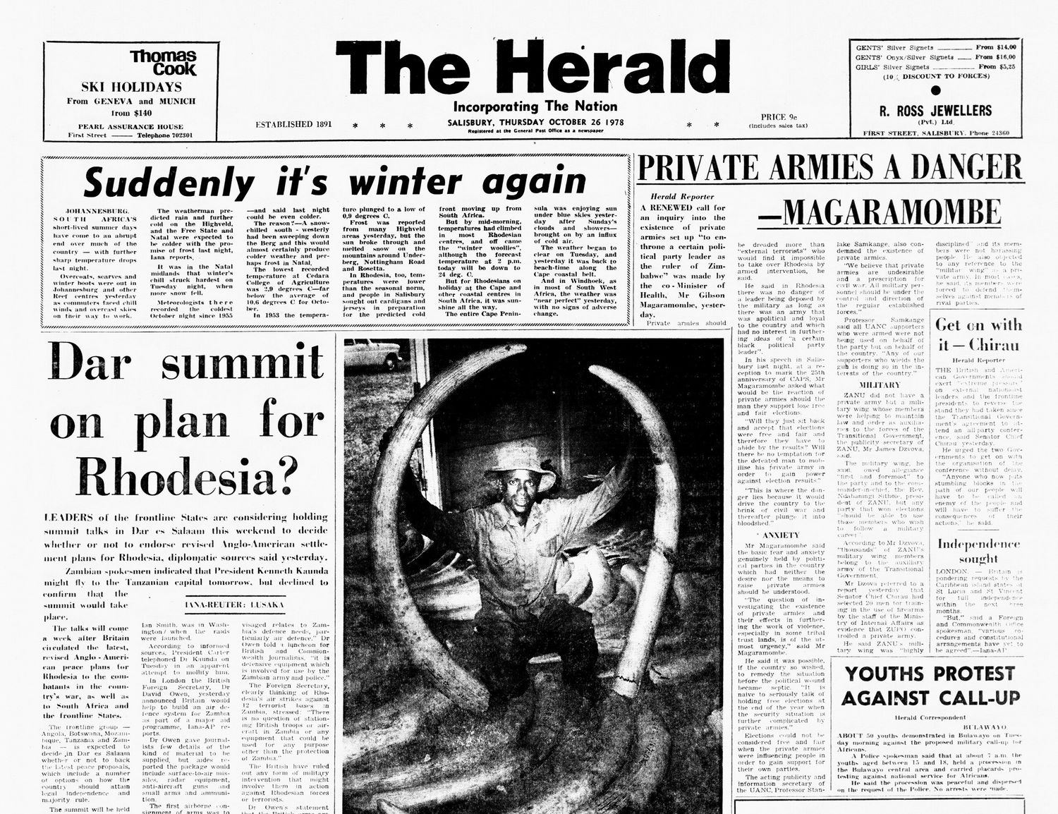 Rhodesia Herald - 26 October 1978