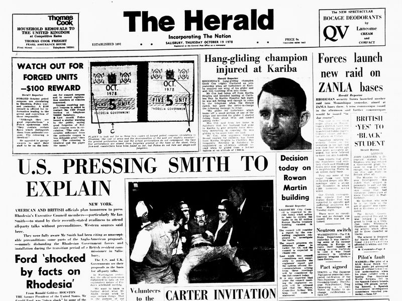 Rhodesia Herald - 18 October 1978