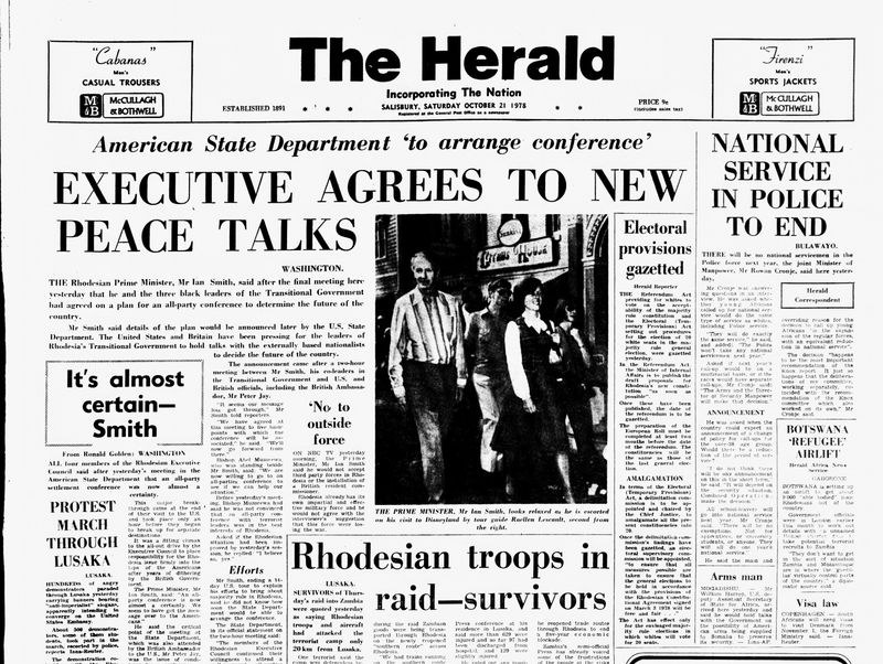 Rhodesia Herald - 21 October 1978
