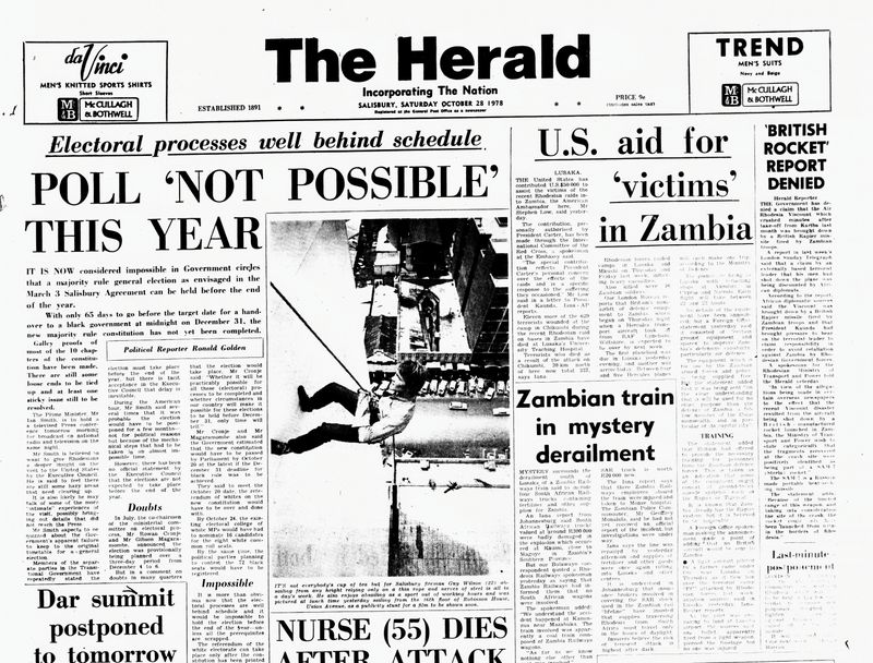 Rhodesia Herald - 28 October 1978