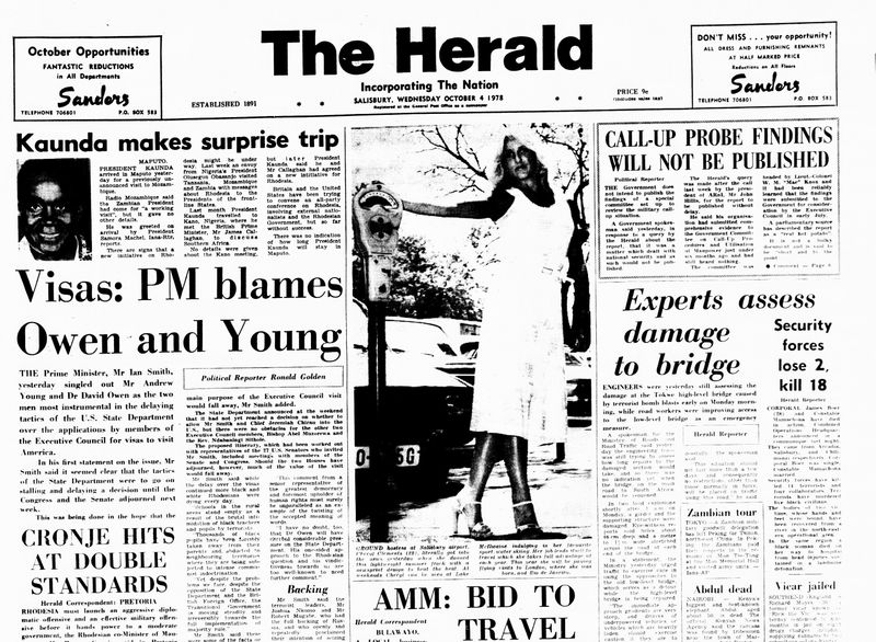 Rhodesia Herald - 4 October 1978
