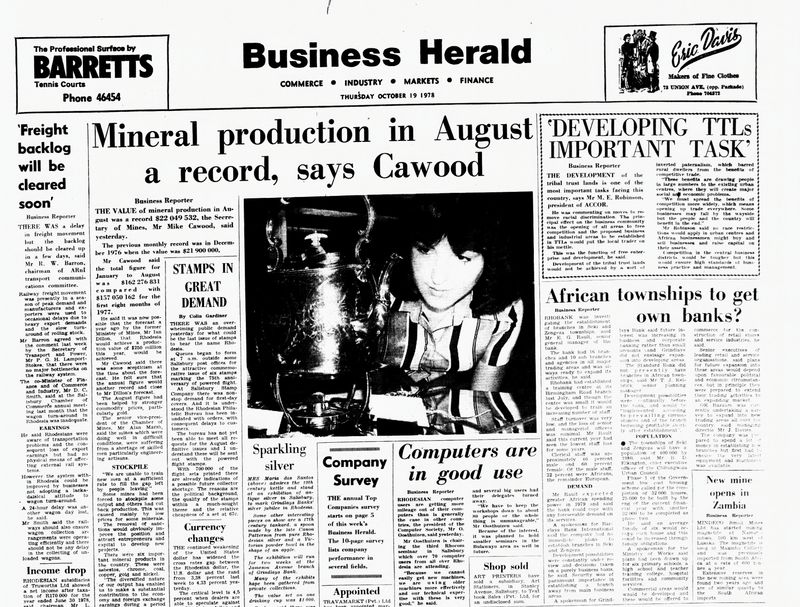 Rhodesia Herald - 19 October 1978
