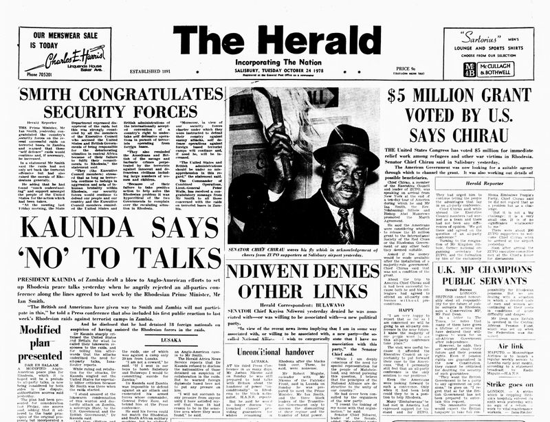 Rhodesia Herald - 24 October 1978