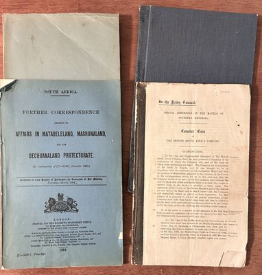 BRITISH SOUTH AFRICA COMPANY RELATED PUBLICATIONS