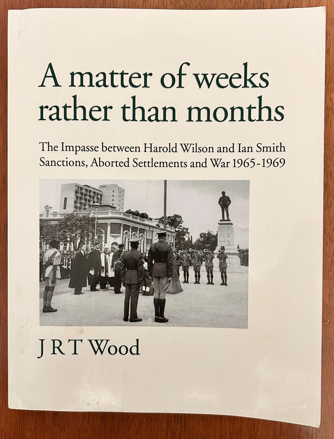 A MATTER OF WEEKS RATHER THAN MONTHS