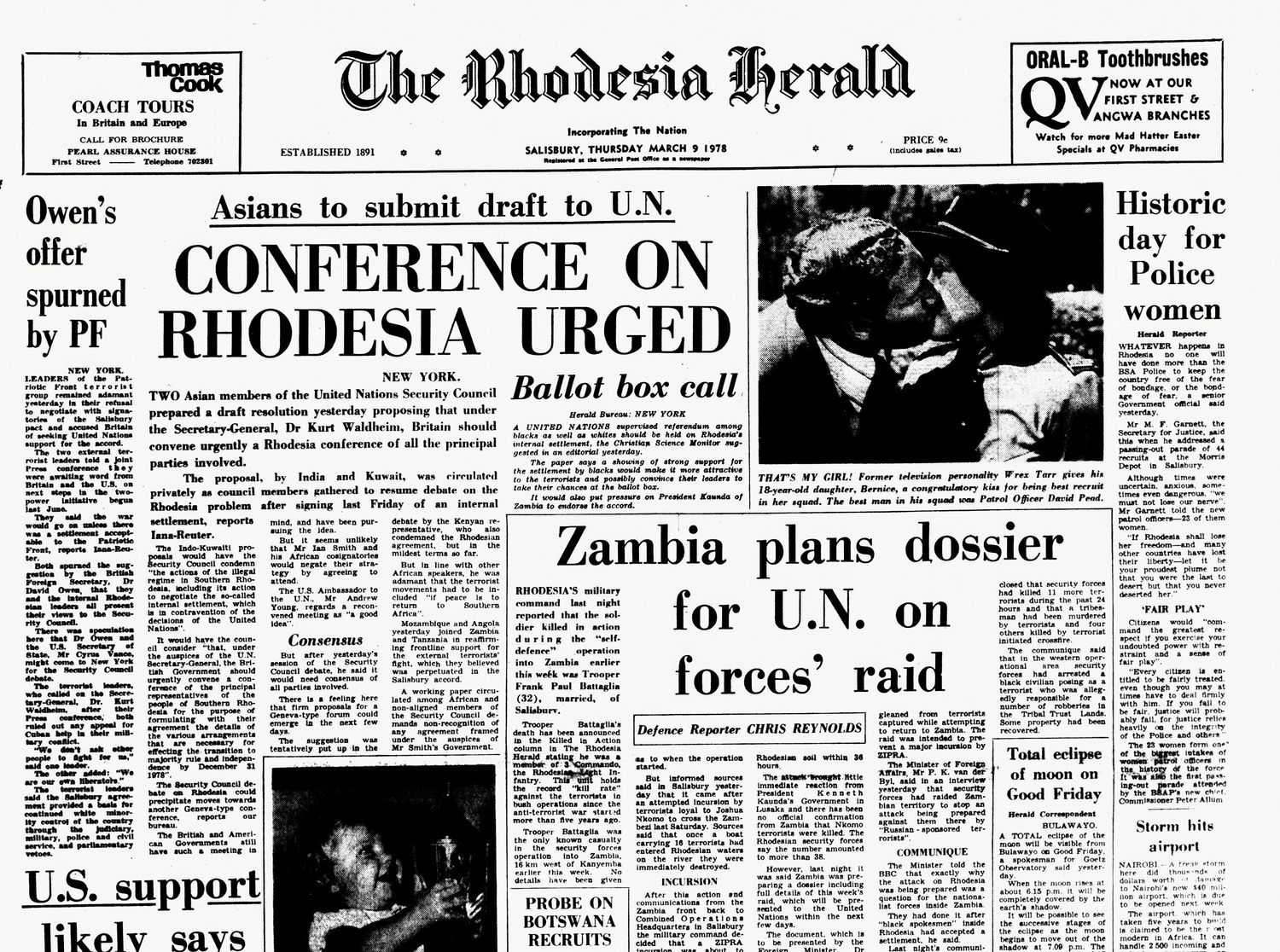 Rhodesia Herald - 9 March 1978