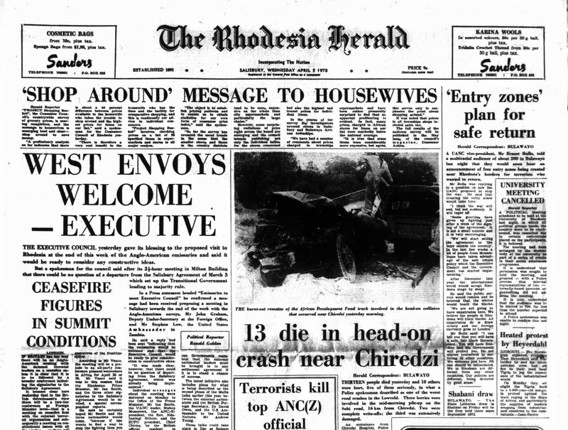 Rhodesia Herald - 5 April 1978