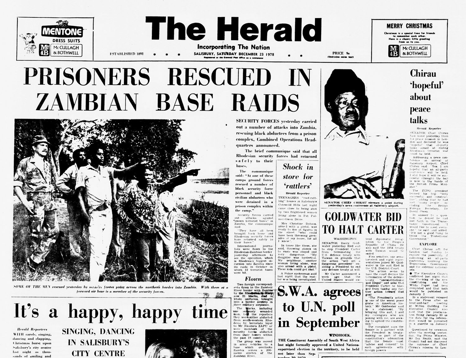 Rhodesia Herald - 23 December 1978