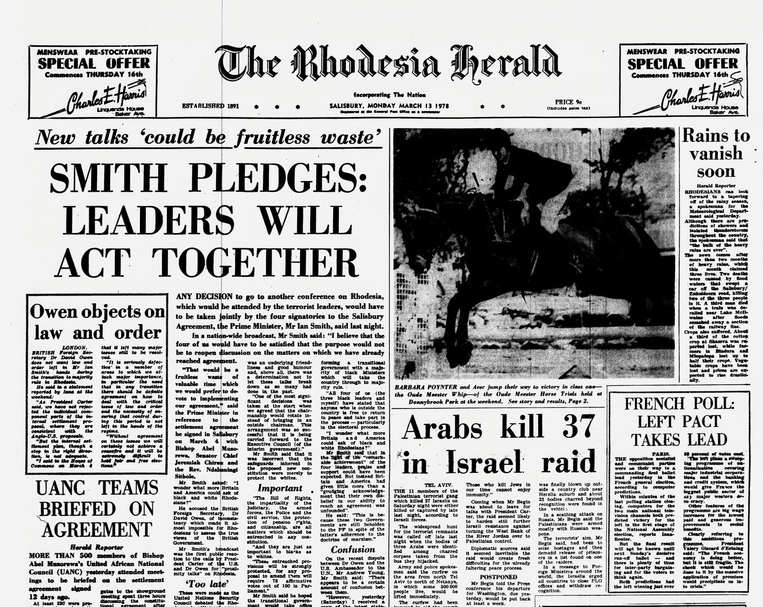 Rhodesia Herald - 13 March 1978