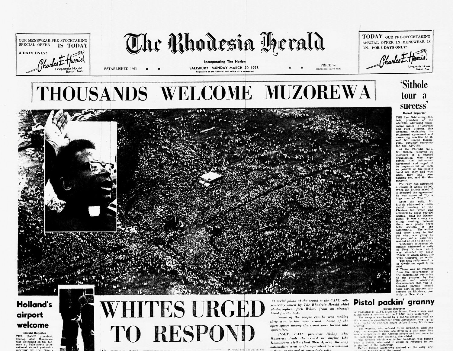 Rhodesia Herald - 20 March 1978