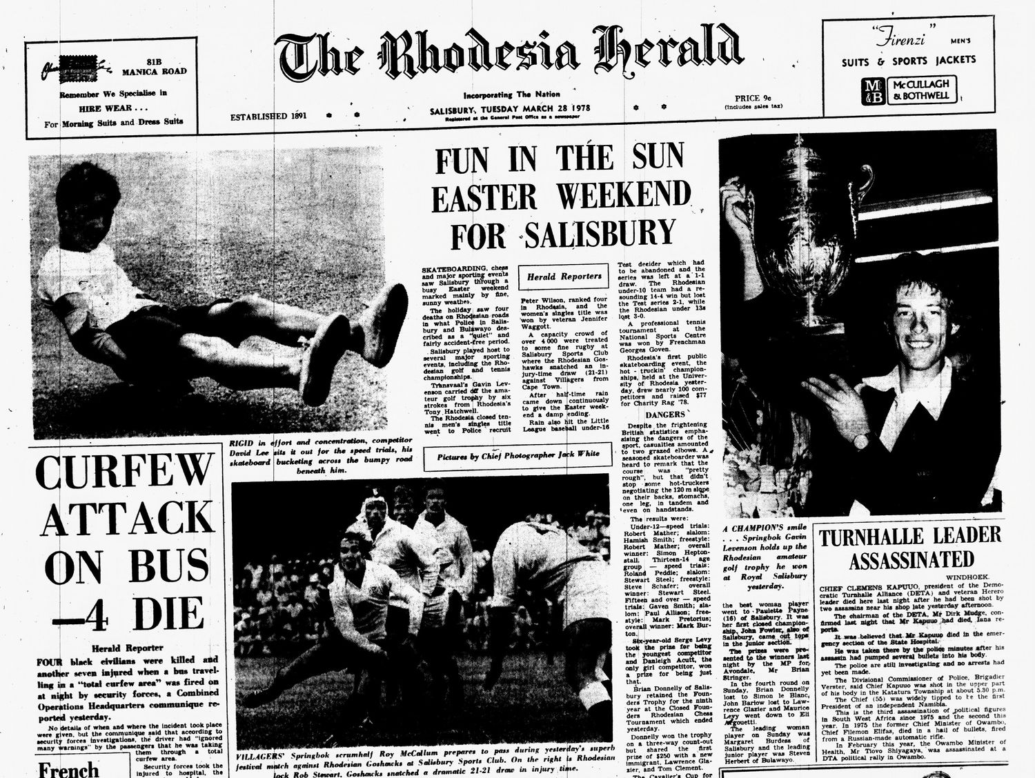 Rhodesia Herald - 28 March 1978