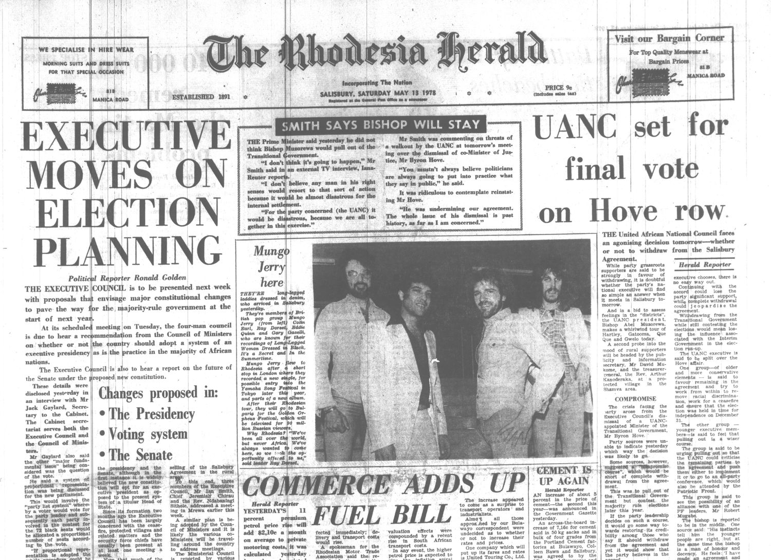 Rhodesia Herald - 13 May 1978