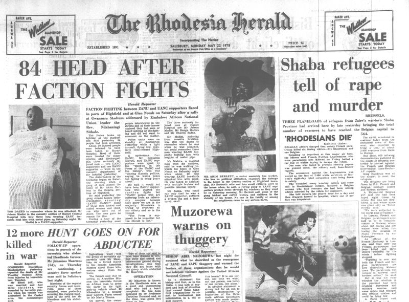 Rhodesia Herald - 22 May 1978