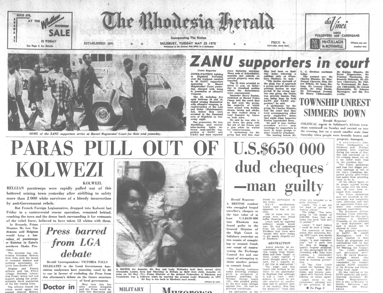 Rhodesia Herald - 23 May 1978