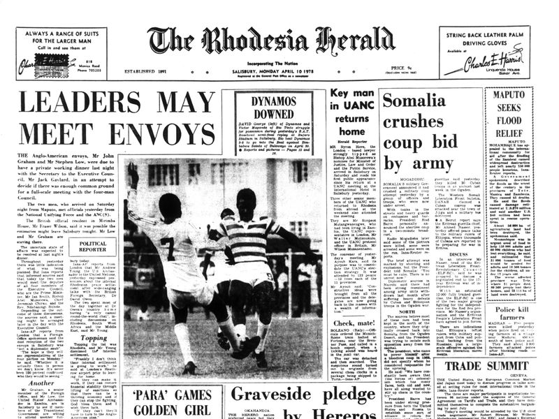 Rhodesia Herald -10 April 1978