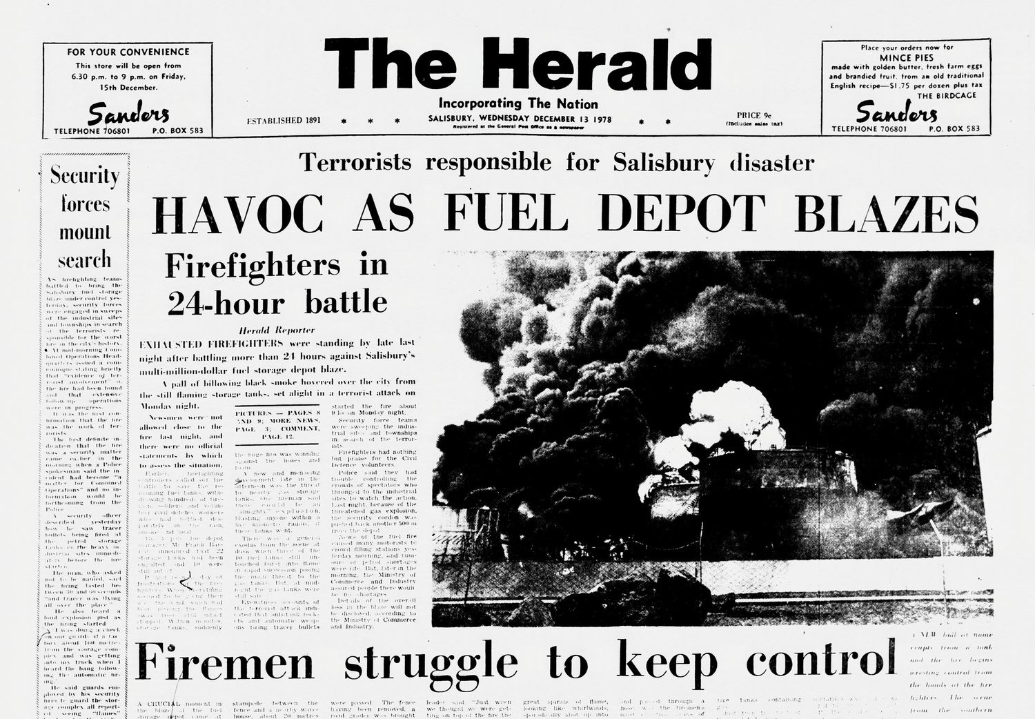 Rhodesia Herald - 13 December 1978