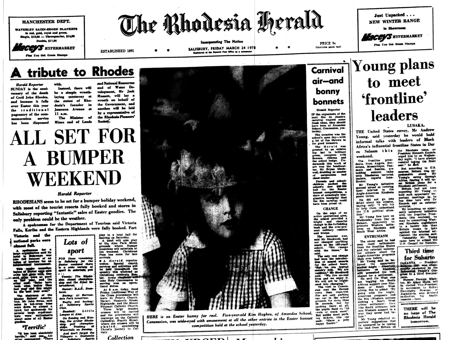 Rhodesia Herald - 24 March 1978