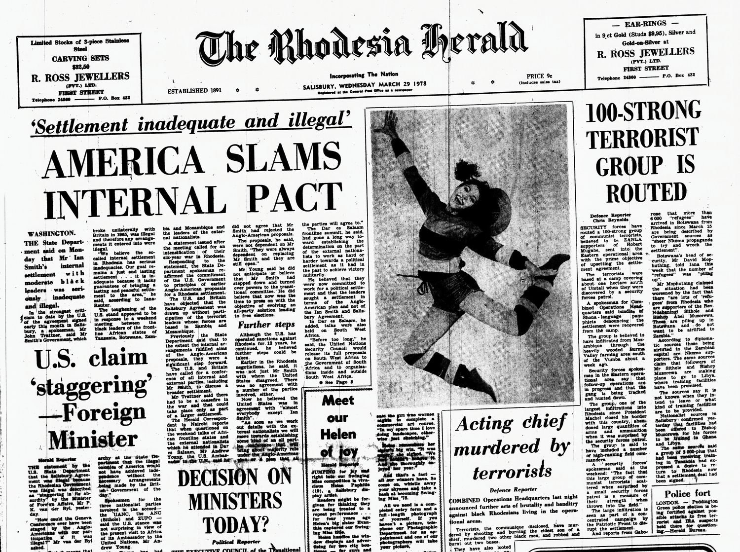 Rhodesia Herald - 29 March 1978